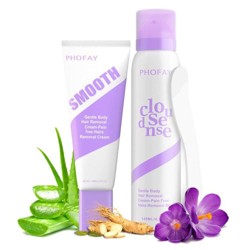 Hair Removal Mousse - Spray-On Formula For Smooth Skin Without Shaving
