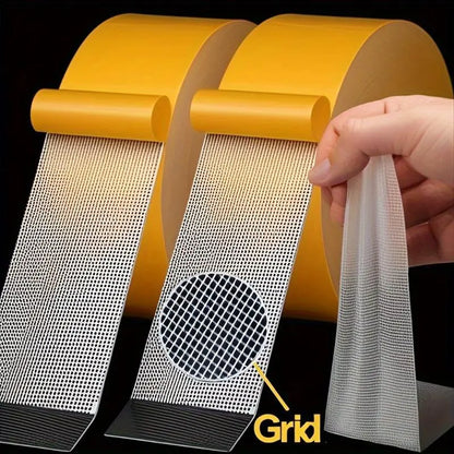 Heavy-Duty Double-Sided Tape - Fiberglass Reinforced Grip For Fast Home Fixes