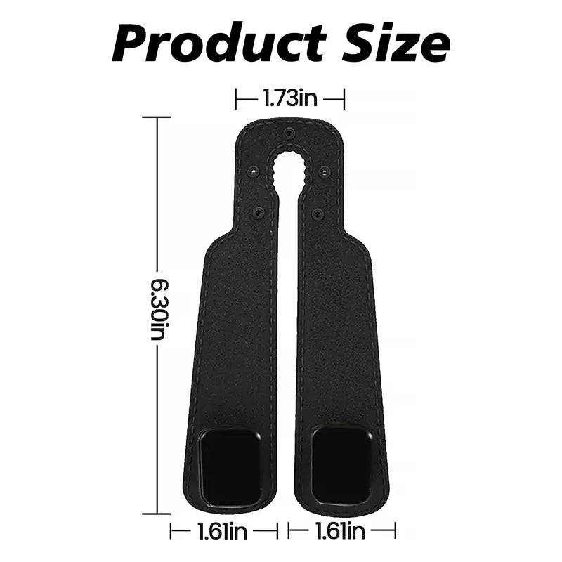 Car Seat Headrest Hooks - Double Hook Design For A Cleaner, Clutter-Free Car