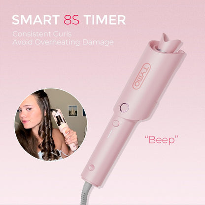 Automatic Rotating Curling Iron - Beach Waves Styling Tool For Fast Salon-Quality CurlsA