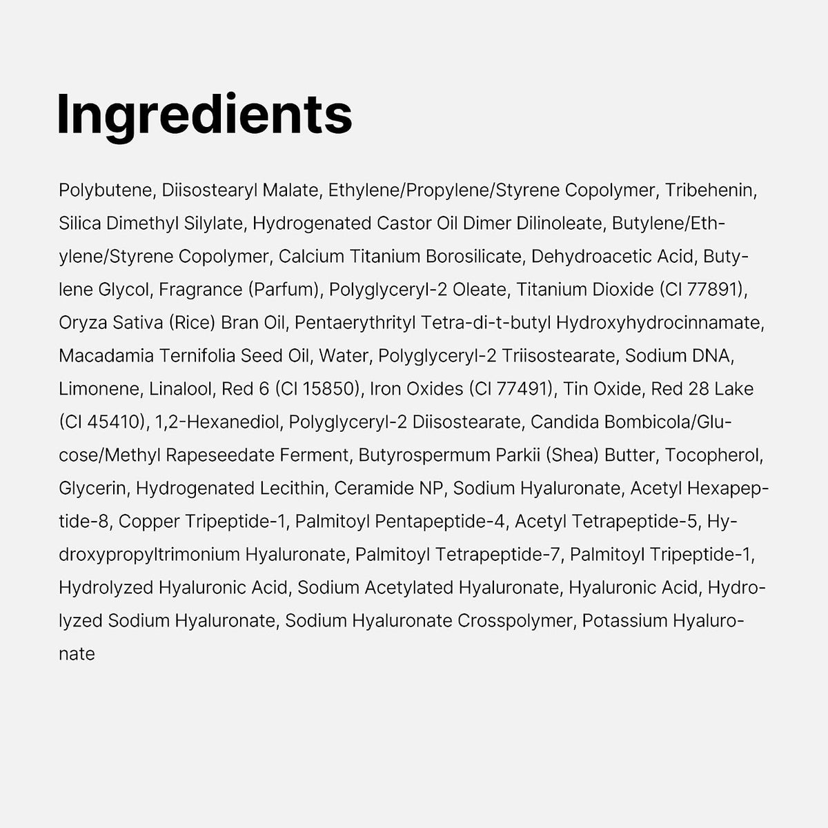 Glass Lip Balm - PDRN Peptide Formula For Dewy Hydrated Lips