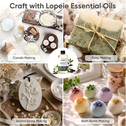 Hotel-Inspired Diffuser Oil - White Tea Aroma For A Luxury Home Atmosphere