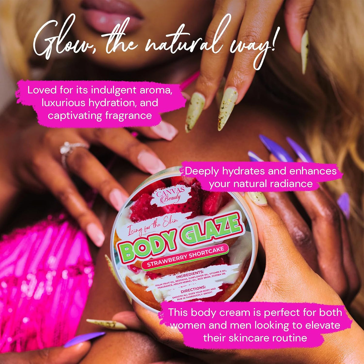 Instant Glazed Body Glow & 24-Hour Skin Hydration Balm