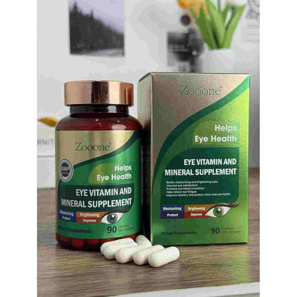 Eye Vitamin Supplement - 6-Nutrient Lutein Support For Daily Vision Comfort
