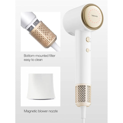 Hair Dryer – 110,000 RPM Brushless Motor For Ultra-Fast Salon Blowouts at Home