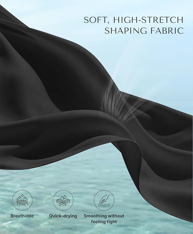 Instant Tummy-Control Shaping One-Piece Swimsuit