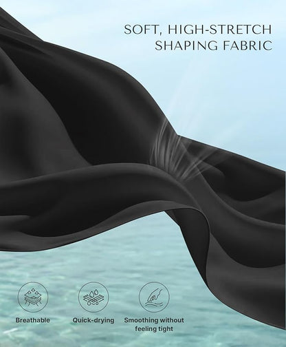 Instant Tummy-Control Shaping One-Piece Swimsuit