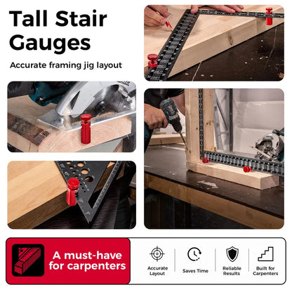 Stair Gauge Stops - Lock Measurements for Fast, Repeatable Layouts