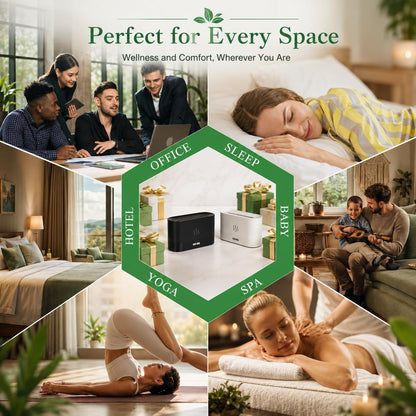Flame Effect Aroma Diffuser — Cozy Ambience With Mist & 7-Color Glow