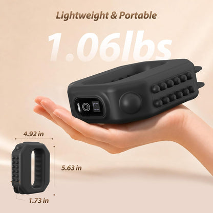 Fascia Ring Massager - Hands-Free Vibration For Waist & Back Relaxation