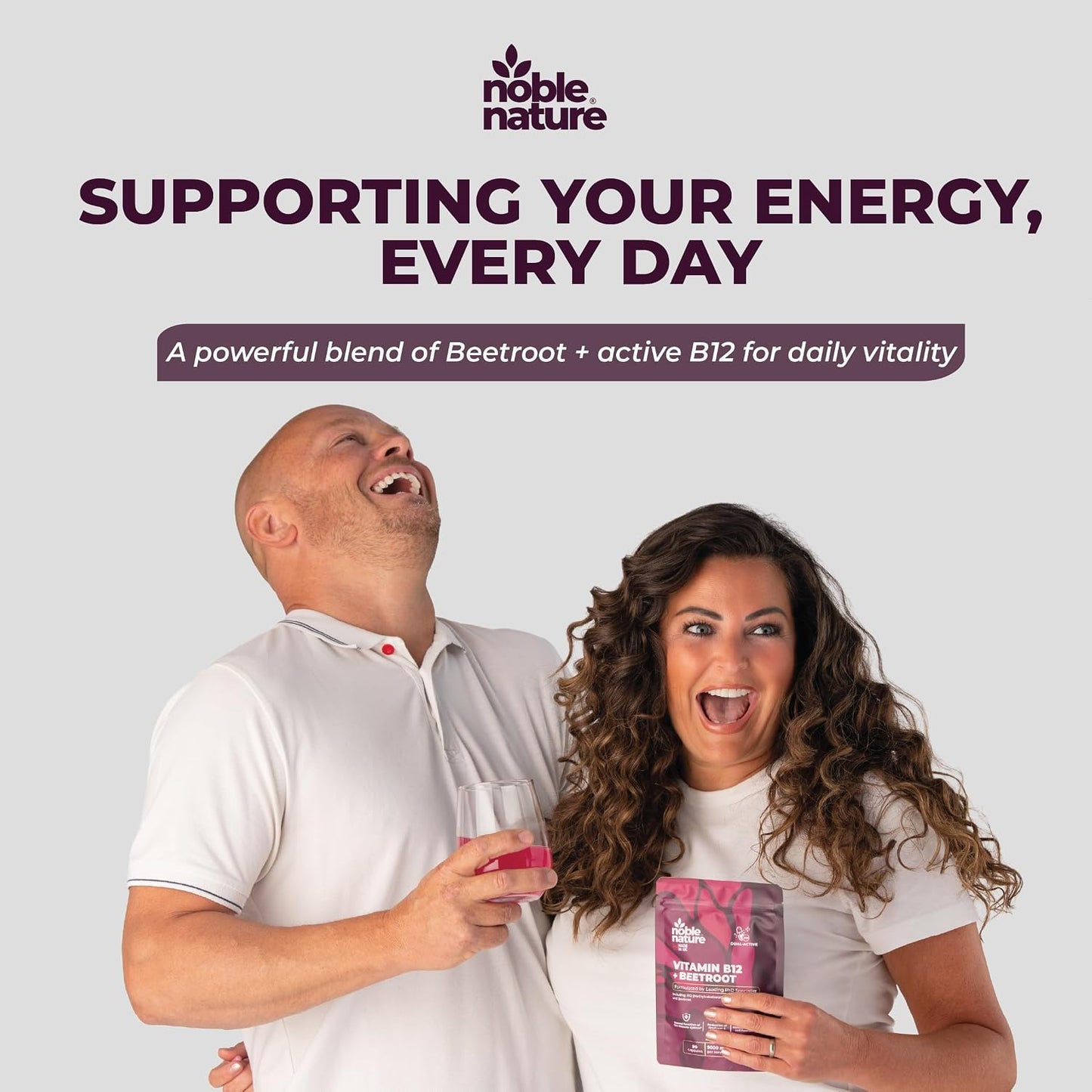 Beetroot & Dual B12 Capsules - Red Blood Cell Formation & Energy Support For Daily Vitality