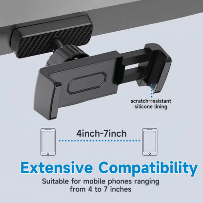 Magnetic Gym Phone Holder - 360° Adjustable Mount For Hands-Free Workout Recording