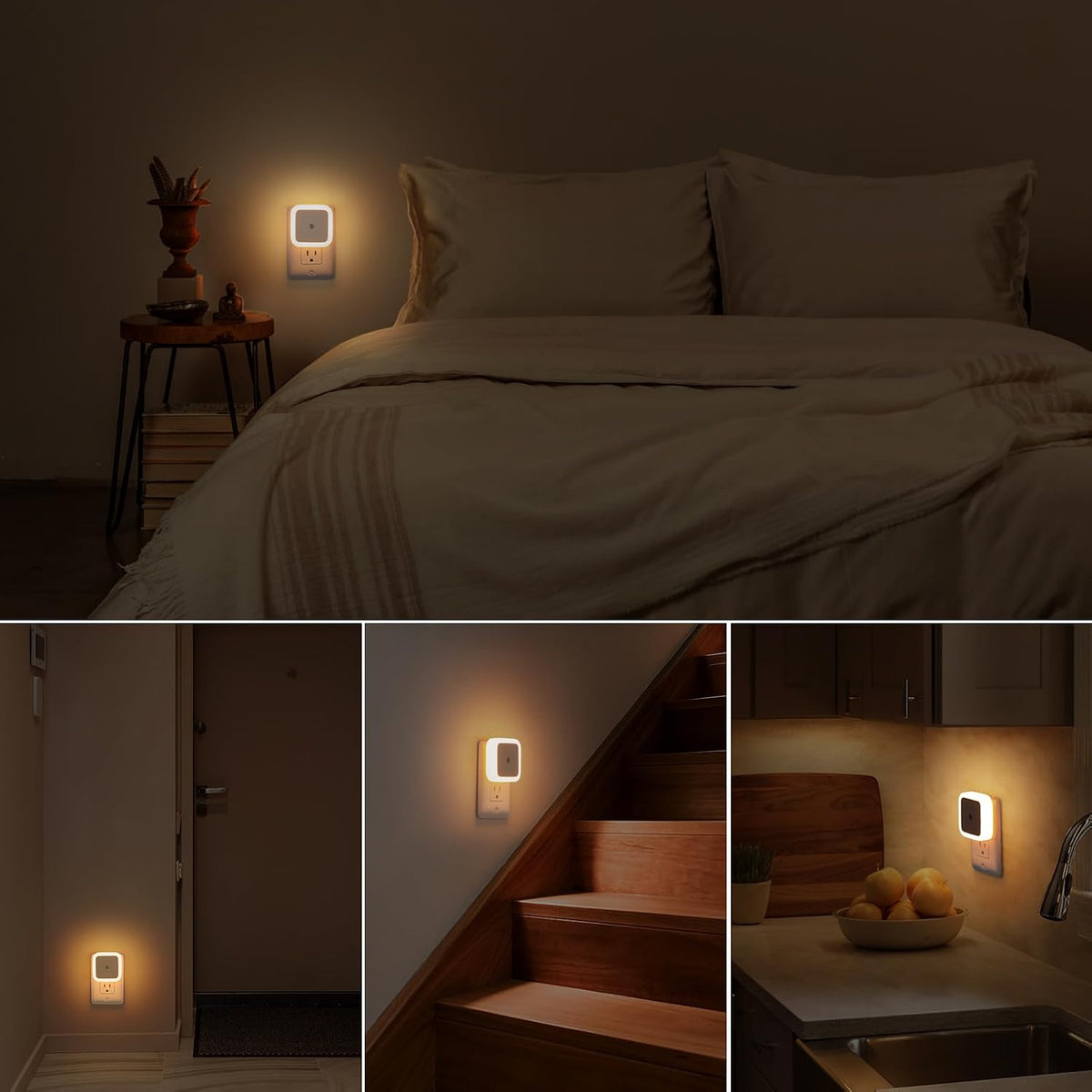 LED Night Light - Dusk-to-Dawn Sensor For Effortless Nighttime Lighting