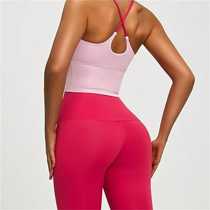 Criss-Cross Anti-Uncomfortable Lifting Sports Bra Crop Cami Top