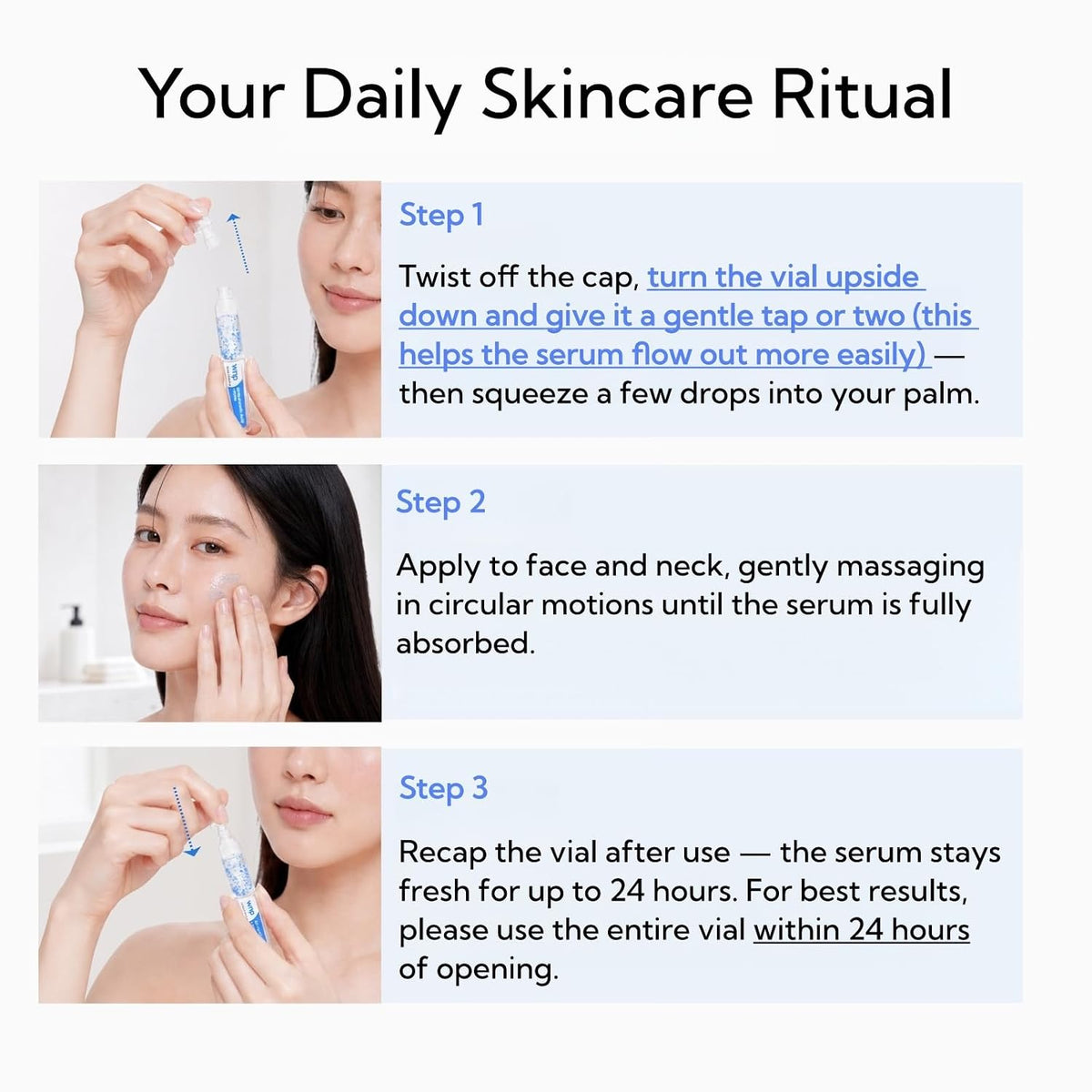 Plumping Serum - 8D Hyaluronic Acid + PDRN Blue Beads For Deep Hydration & Glass Skin Glow