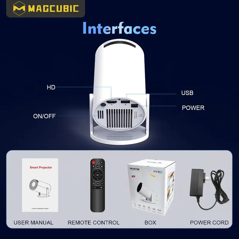 Mini Projector - Big-Screen Projection For Cosy Movie Nights