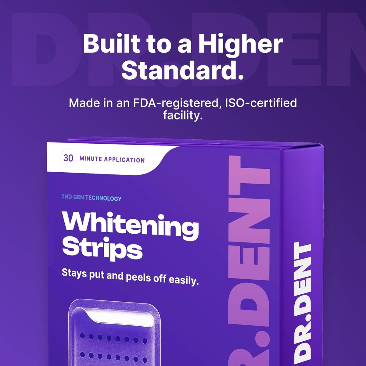 Purple Whitening Strips - Peroxide-Free Whitening For A Brighter Smile