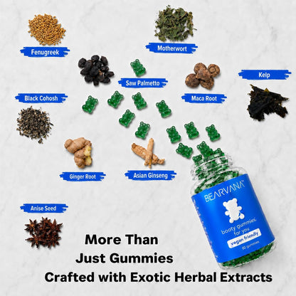 Women’s Wellness Gummies – BEARVANA Women's 16-Herb Wellness Gummies Combo Pack