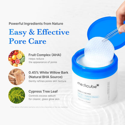 Toner Pads - 3-in-1 Targeted Skincare Formula For Clear Pores & Glass Glow Skin