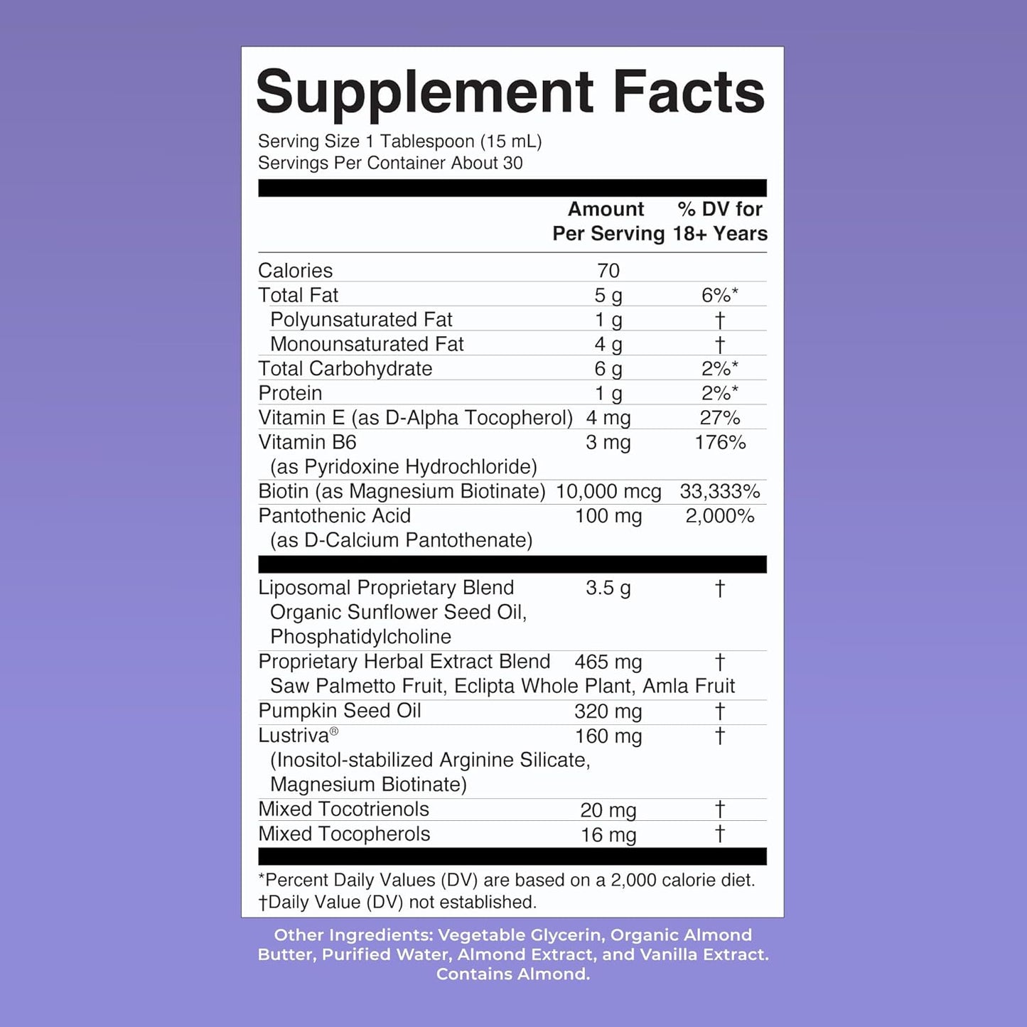 Clinical-Strength Liquid Hair Growth Liposomal – Faster Absorption for Thicker, Stronger Hair