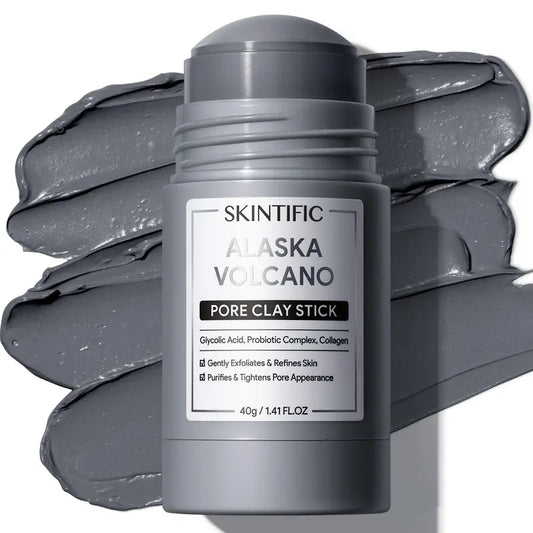 Clay Mask Stick – Volcanic Ash Mess-Free Application For Deep Pore Purifying & Blackhead Removal