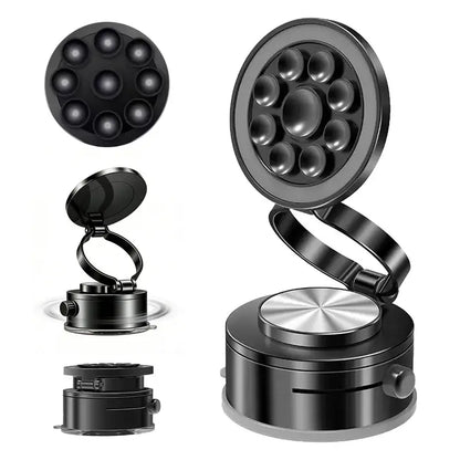 360° Adjustable Vacuum Magnetic Phone Holder – Snap, Lock & Stay Anywhere