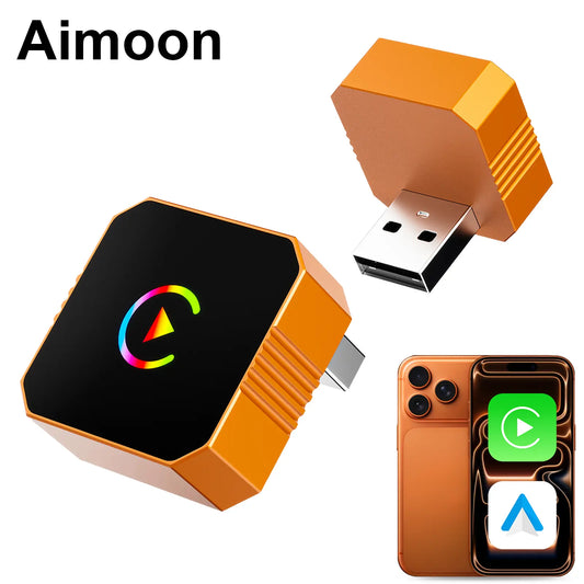 Wireless CarPlay Adapter – Instant Plug-and-Play Conversion For Tangled-Free Smart Driving