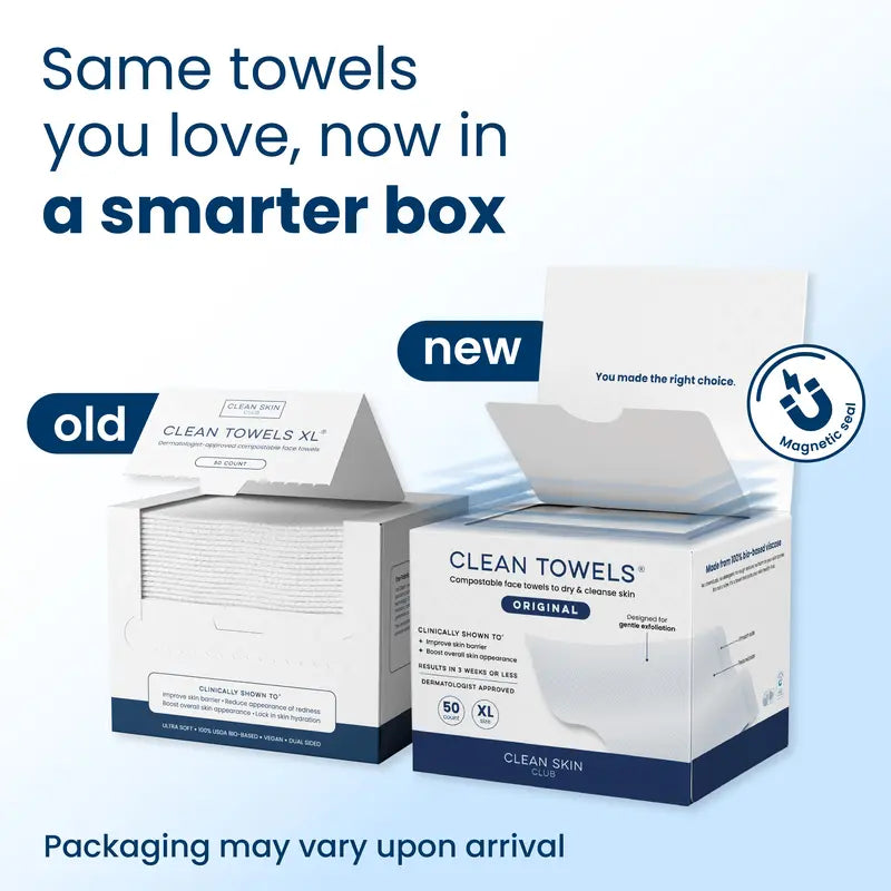 Bio-Based Face Towels – Micro-Weave Dry Wipes For Clean, Glowing Skin