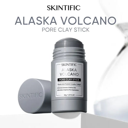 Clay Mask Stick – Volcanic Ash Mess-Free Application For Deep Pore Purifying & Blackhead Removal