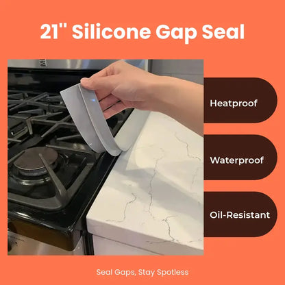 Silicone Gap Covers – T-Shape Flexible Seal For Instant Crumb-Free Kitchens