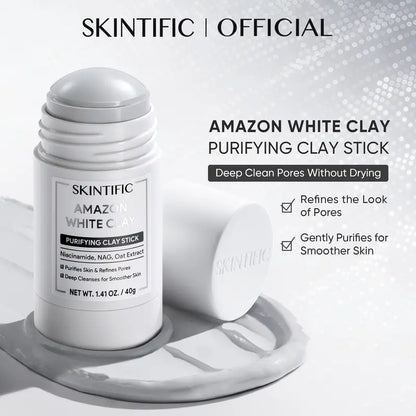 Clay Mask Stick – Volcanic Ash Mess-Free Application For Deep Pore Purifying & Blackhead Removal