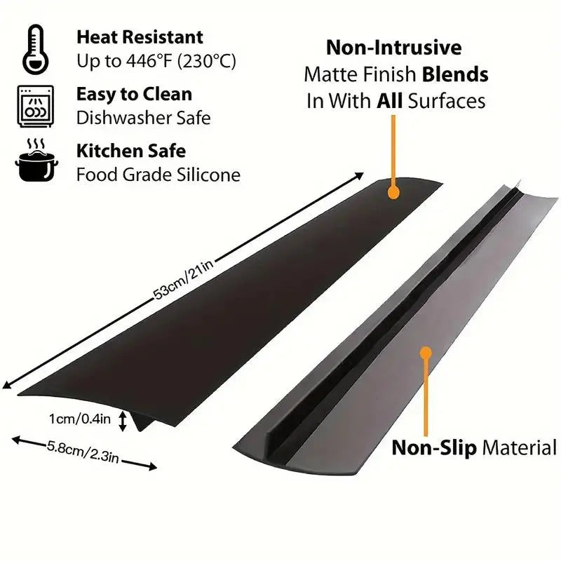 Silicone Gap Covers – T-Shape Flexible Seal For Instant Crumb-Free Kitchens