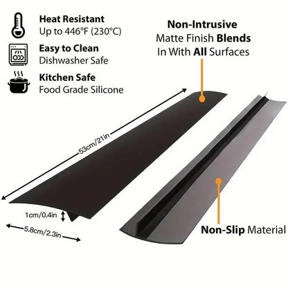 Silicone Gap Covers – T-Shape Flexible Seal For Instant Crumb-Free Kitchens