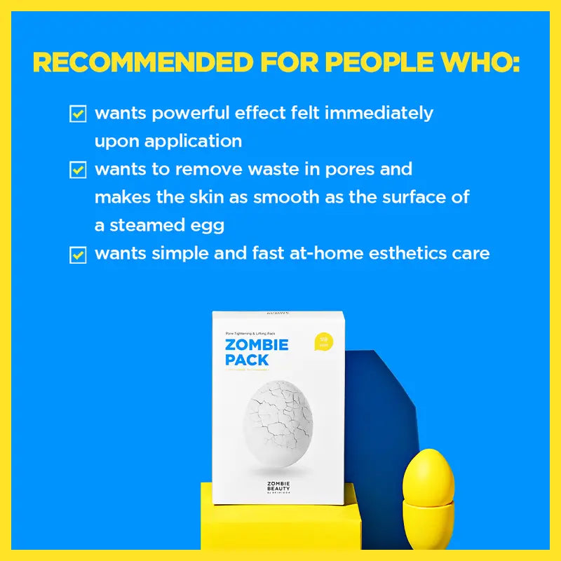 Zombie Pack 8-Pack Face Mask – Active Lifting For Firmer, Blurrier-Looking Skin