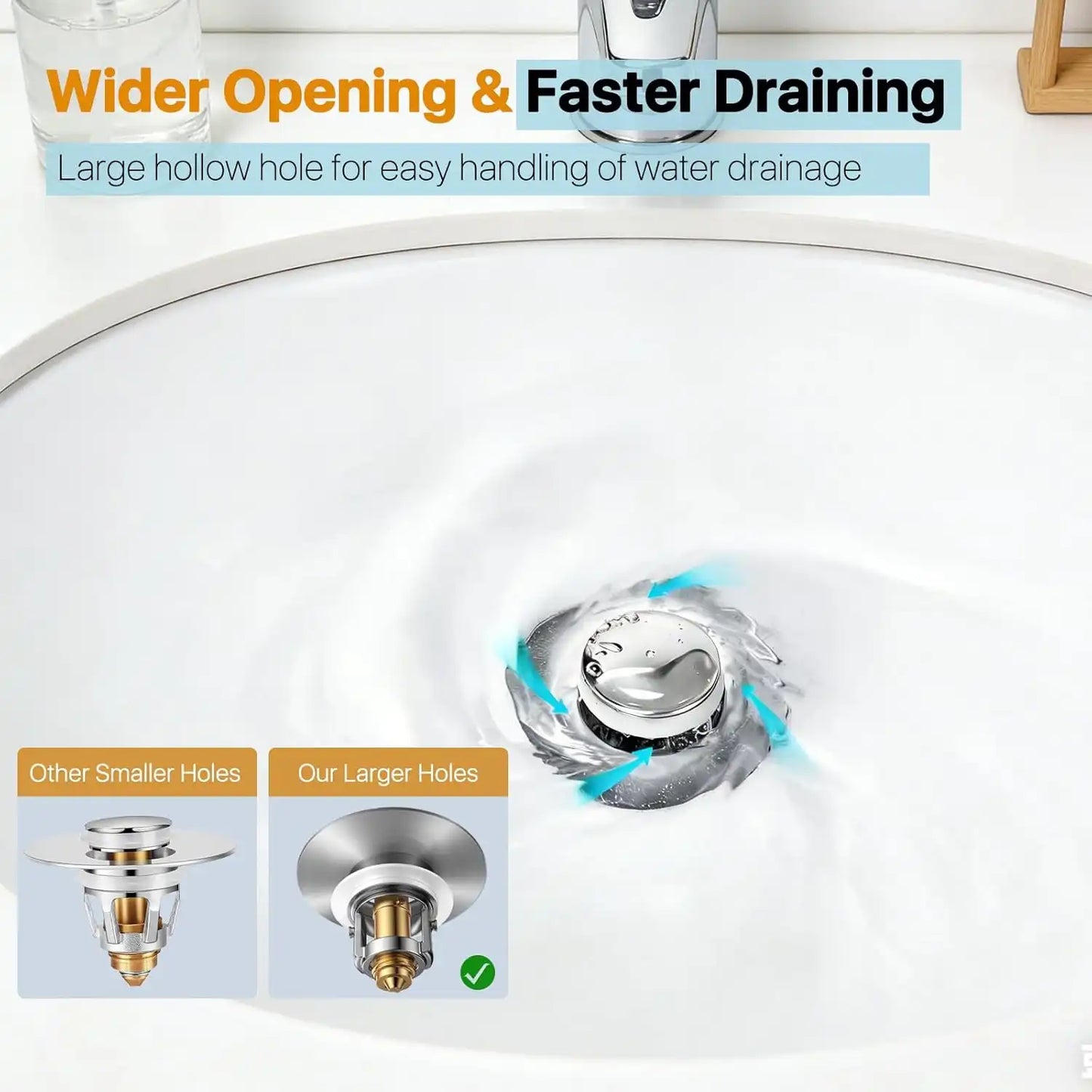 No More Clogged Drains: The Ultimate Universal Pop-Up Sink Filter