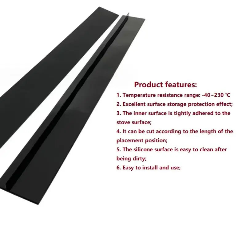 Silicone Gap Covers – T-Shape Flexible Seal For Instant Crumb-Free Kitchens