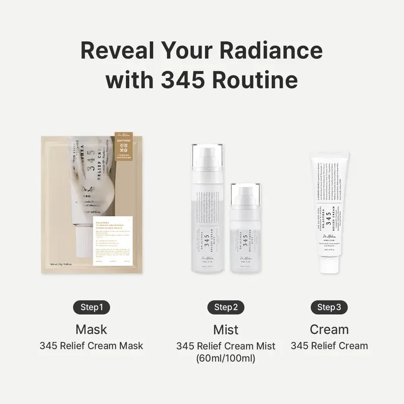 Relief Cream – 345 Intensive Herbal Therapy For Rapid Blemish & Barrier Recovery