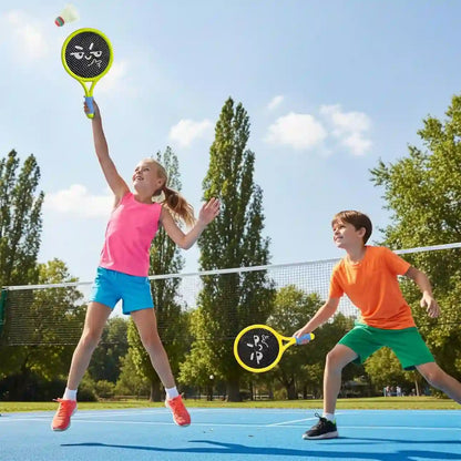 Quiet Racket Toy Set – Soft Foam Edges & Silent Bounce for Indoor Play
