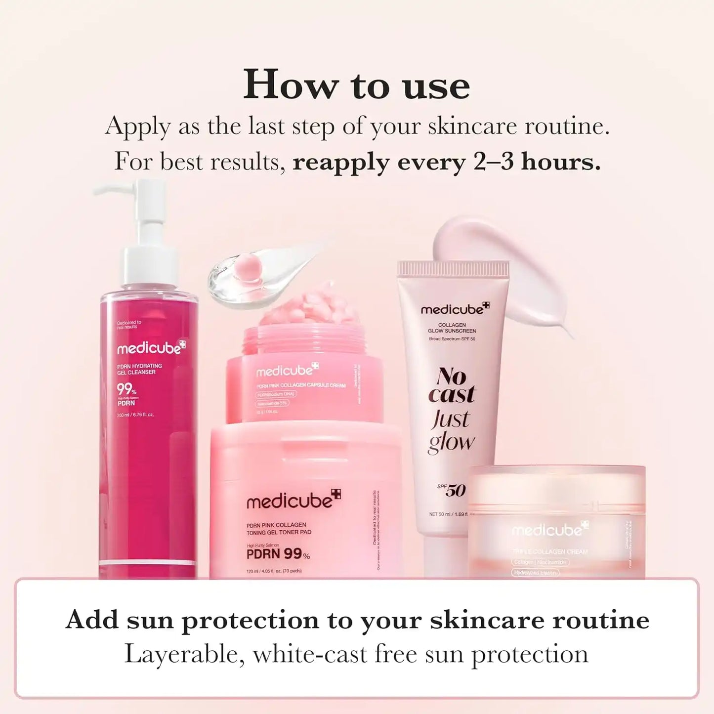 Collagen Glow Sunscreen – Invisible Ultra-Hydrating Shield For an Instant 24H Glass-Skin Glow