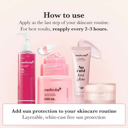 Collagen Glow Sunscreen – Invisible Ultra-Hydrating Shield For an Instant 24H Glass-Skin Glow