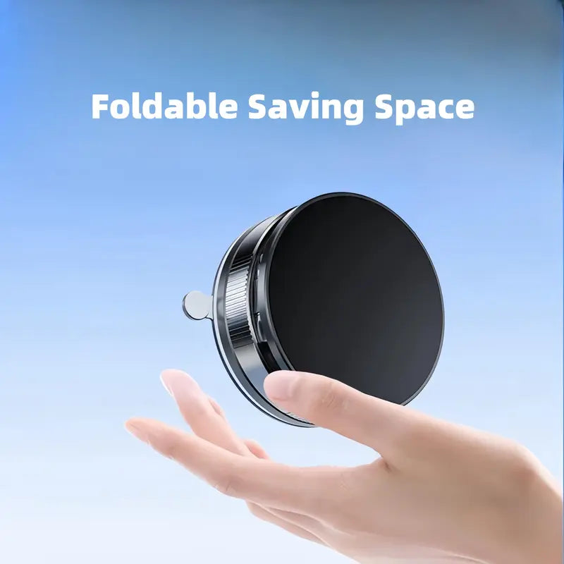 360° Adjustable Vacuum Magnetic Phone Holder – Snap, Lock & Stay Anywhere
