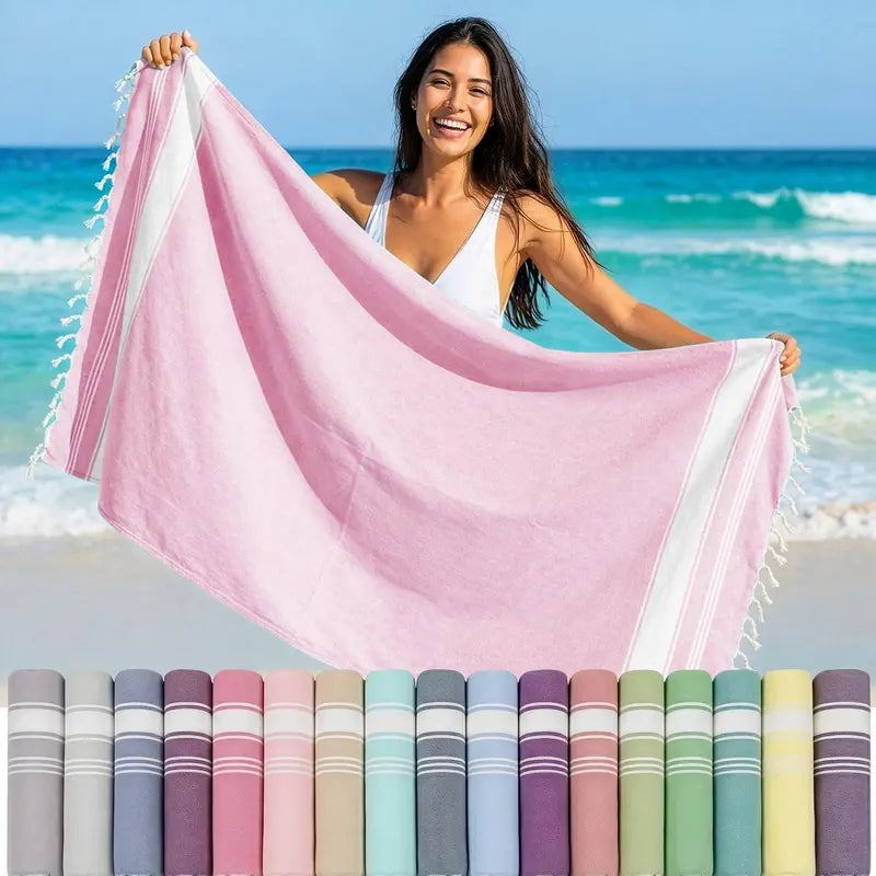 XL Beach Towel – Advanced Flat-Weave Tech For A Sand-Free, Quick-Dry Summer