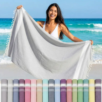 XL Beach Towel – Advanced Flat-Weave Tech For A Sand-Free, Quick-Dry Summer