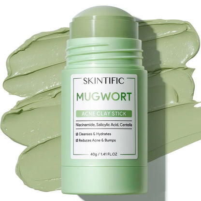 Clay Mask Stick – Volcanic Ash Mess-Free Application For Deep Pore Purifying & Blackhead Removal