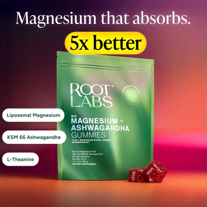 Magnesium Ashwagandha Gummies – Liposomal Beadlet Technology For Ultimate Sleep & Calmer Mind