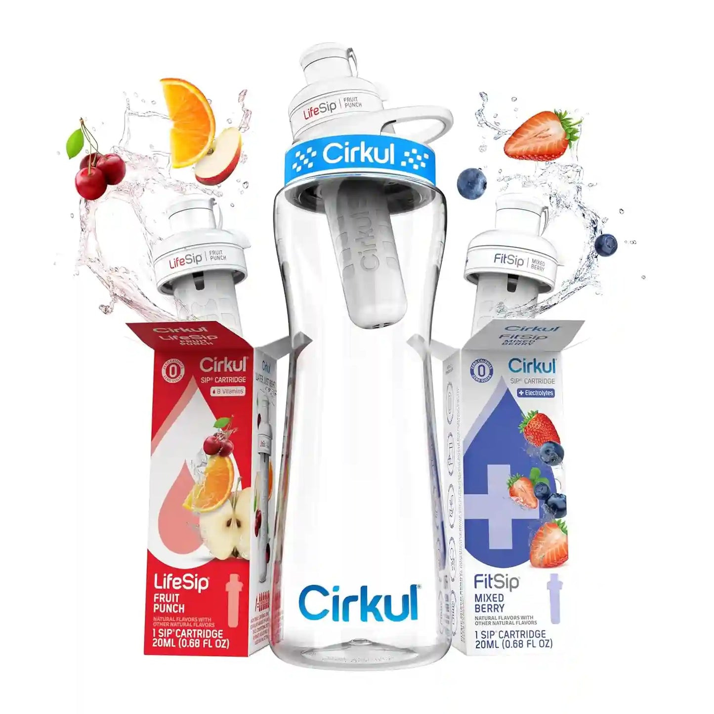 Flavor-Infused Water Bottle – Adjustable Flavor Dial For Zero-Sugar Hydration