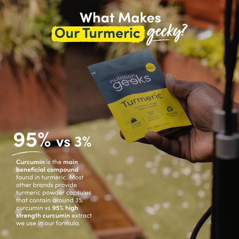 Turmeric Curcumin Complex – 95% Active Extract for Joint Comfort
