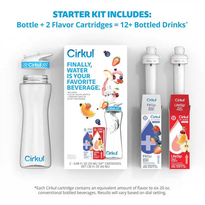 Flavor-Infused Water Bottle – Adjustable Flavor Dial For Zero-Sugar Hydration
