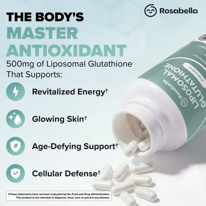 Liposomal Glutathione Capsules – Brighter-Looking Skin & Antioxidant Support
