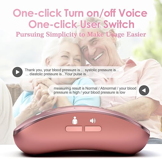 One-Touch Smart Wrist Blood Pressure Monitor with HD Backlight Display